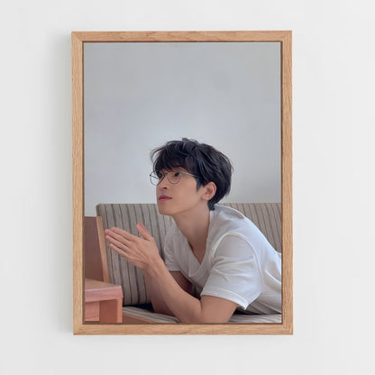 ap-wonwoo-6 cadre Bois clair