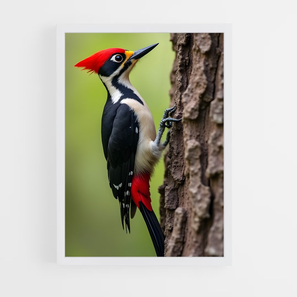 ap-woodpecker-1 cadre Blanc