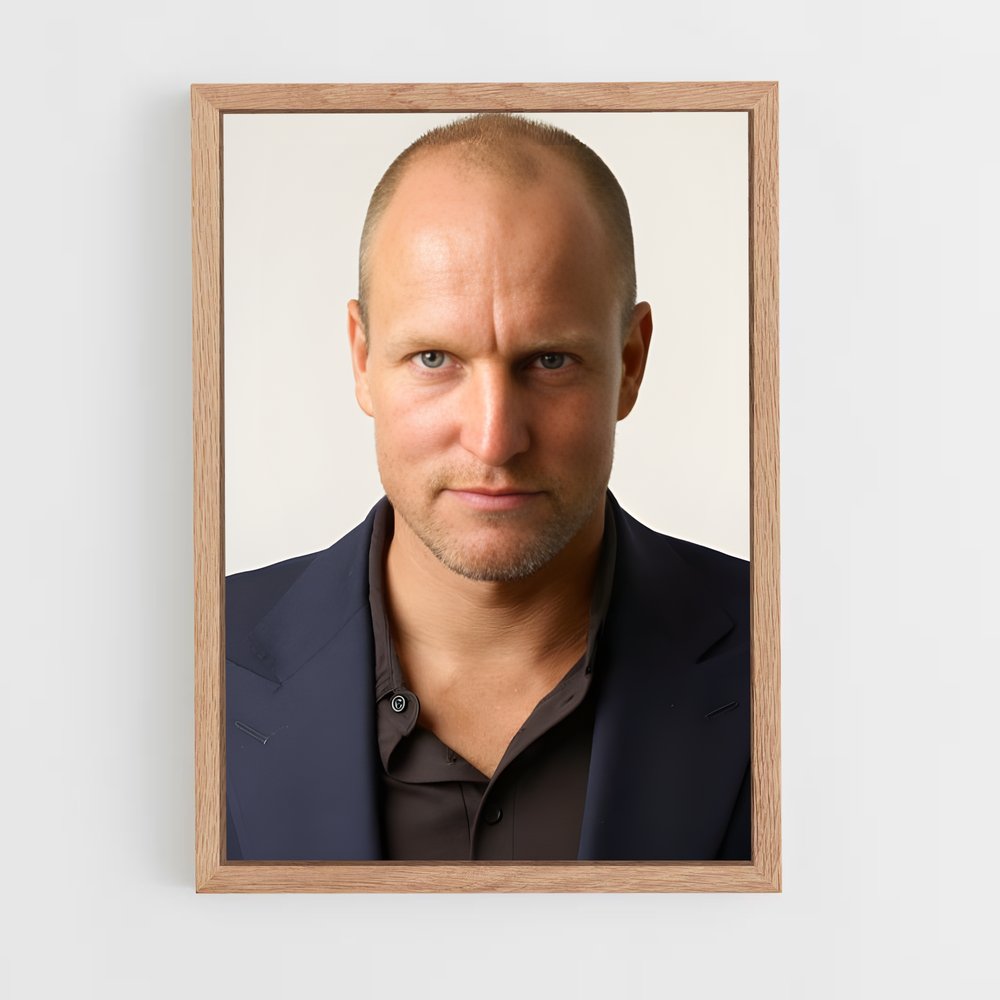 ap-woody harrelson-5 cadre Bois clair