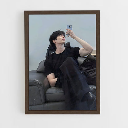 ap-wooseok-2 cadre Bois foncé