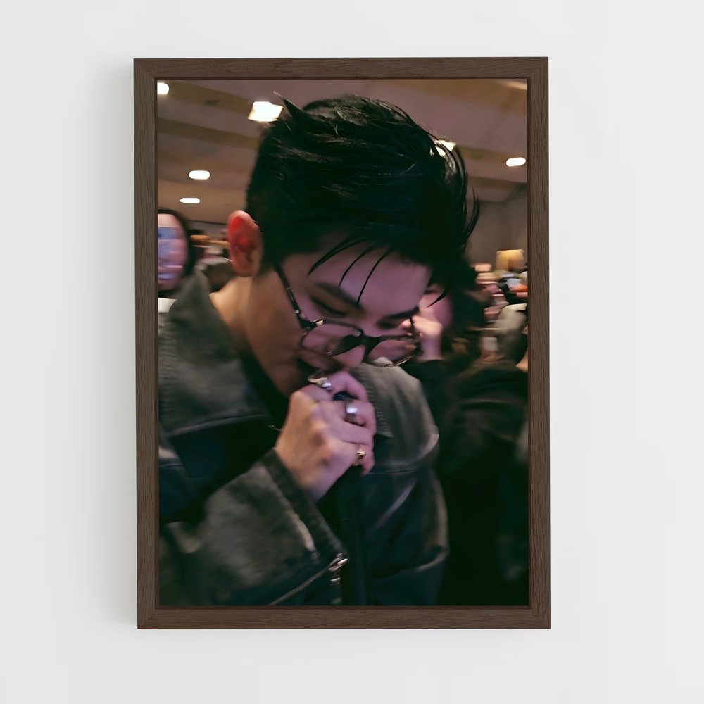 ap-woozi-4 cadre Bois foncé