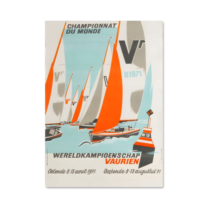 Poster World sailing championships 75201