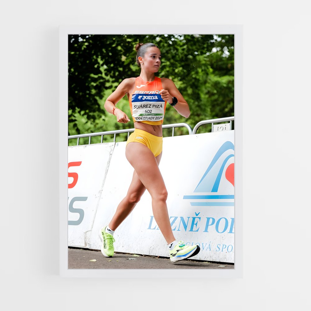 ap-world athletics championships race walking-4 cadre Blanc