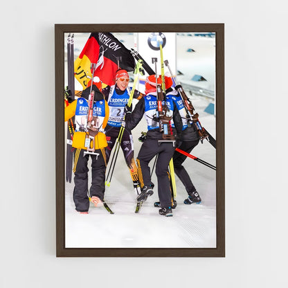 ap-world biathlon championships-5 cadre Bois foncé