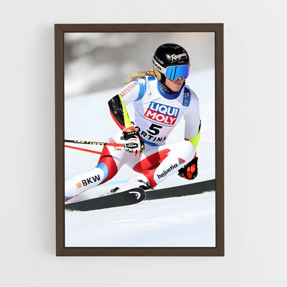 ap-world cup alpine skiing-2 cadre Bois foncé