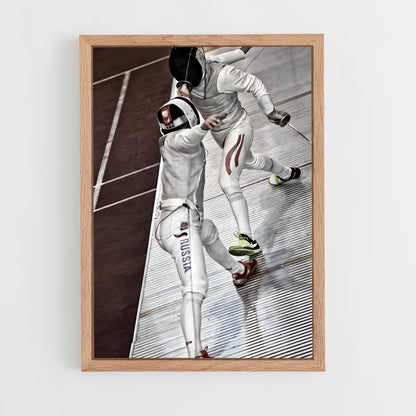 ap-world cup fencing-1 cadre Bois clair