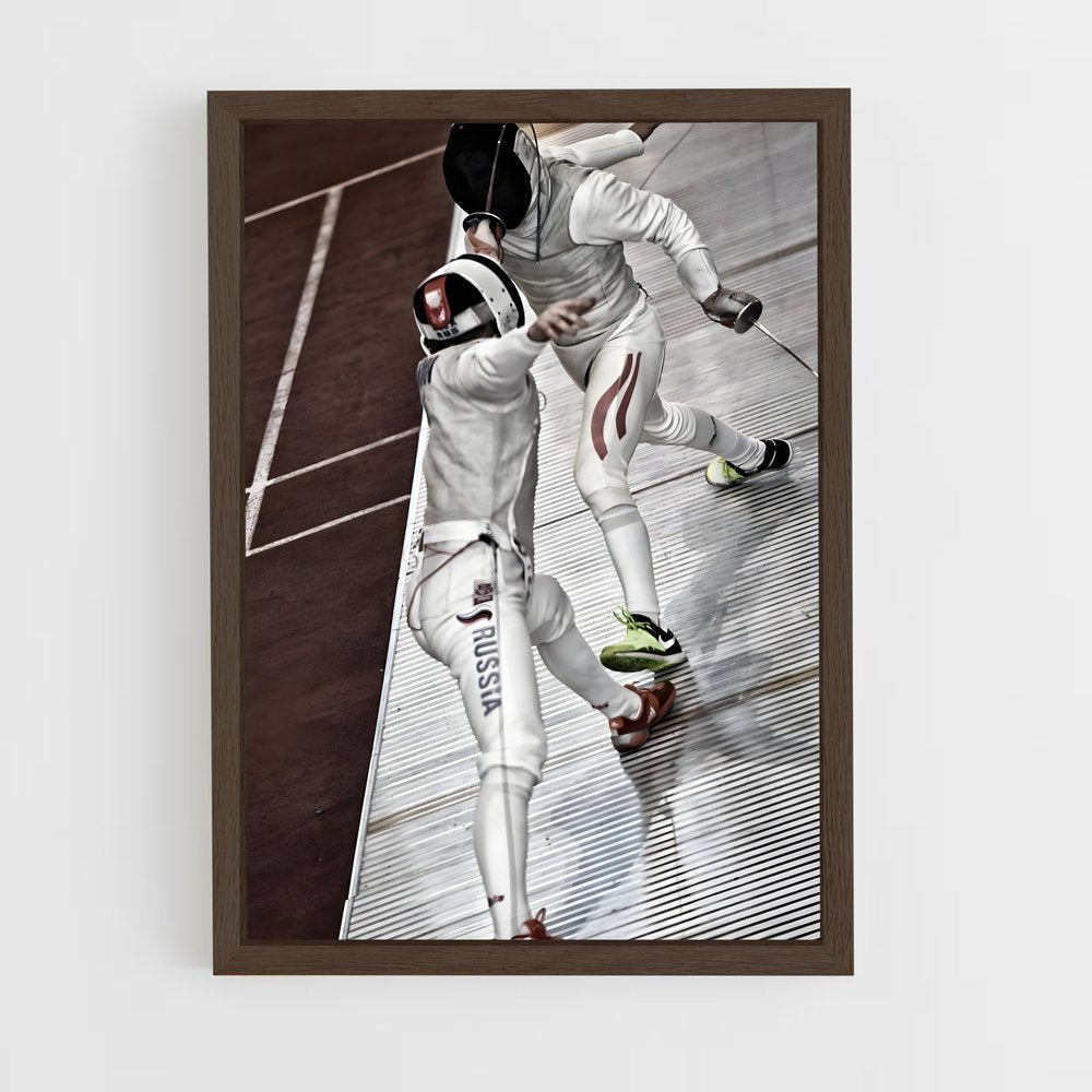ap-world cup fencing-1 cadre Bois foncé