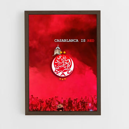 ap-wydad casablanca-9 cadre Bois foncé
