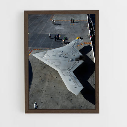 ap-x-47b-1 cadre Bois foncé
