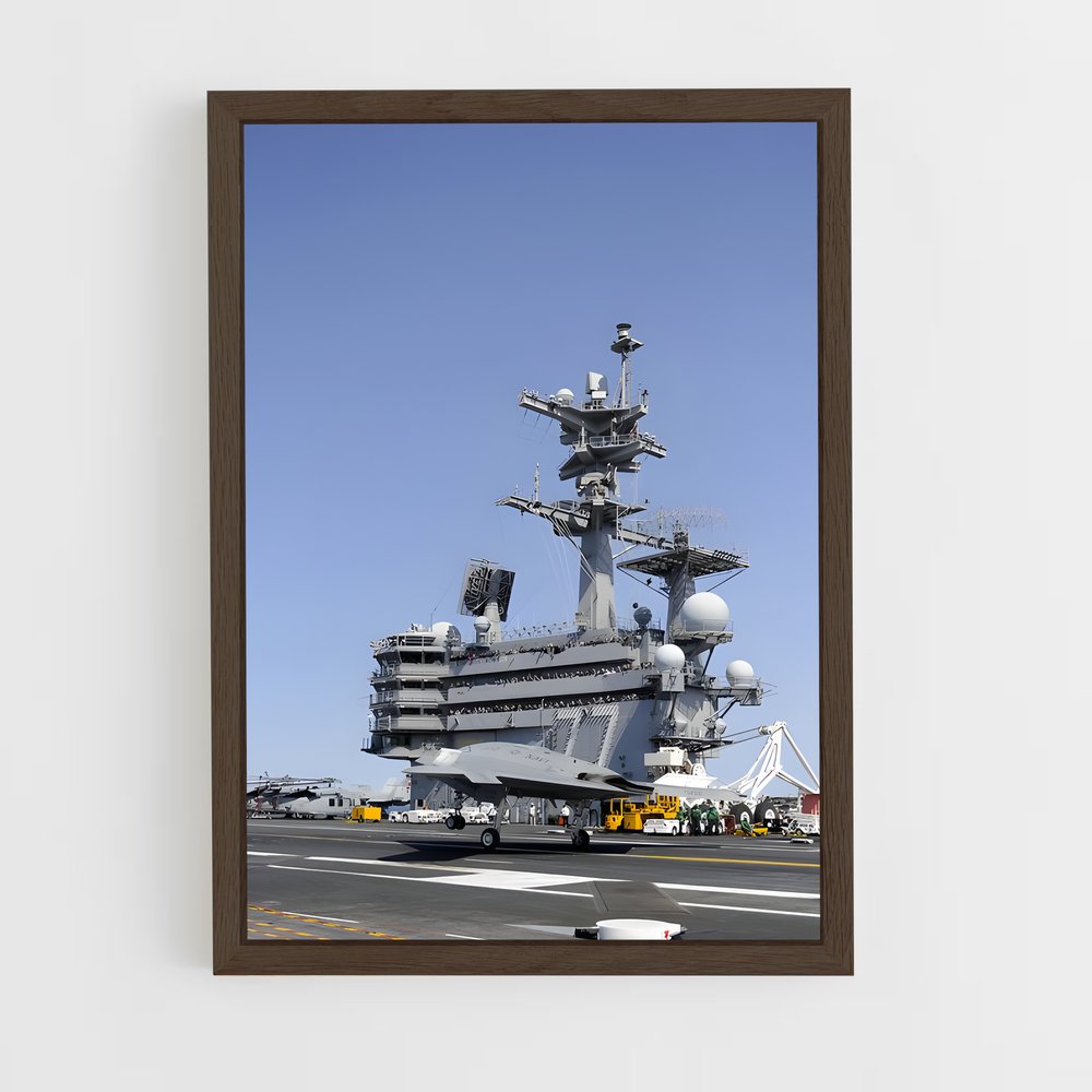 ap-x-47b-3 cadre Bois foncé