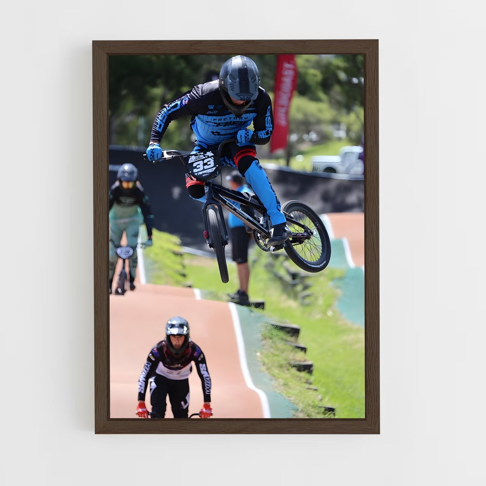 ap-x games bmx-5 cadre Bois foncé