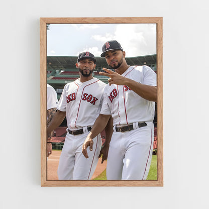 ap-xander bogaerts-3 cadre Bois clair