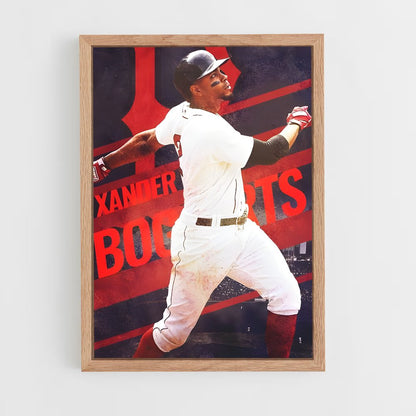 ap-xander bogaerts-4 cadre Bois clair