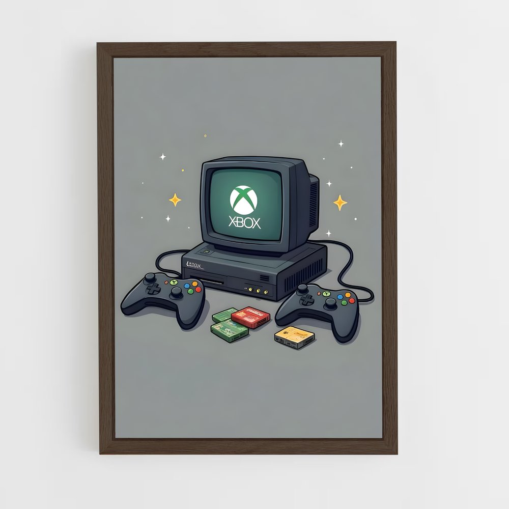 ap-xbox-1 cadre Bois foncé