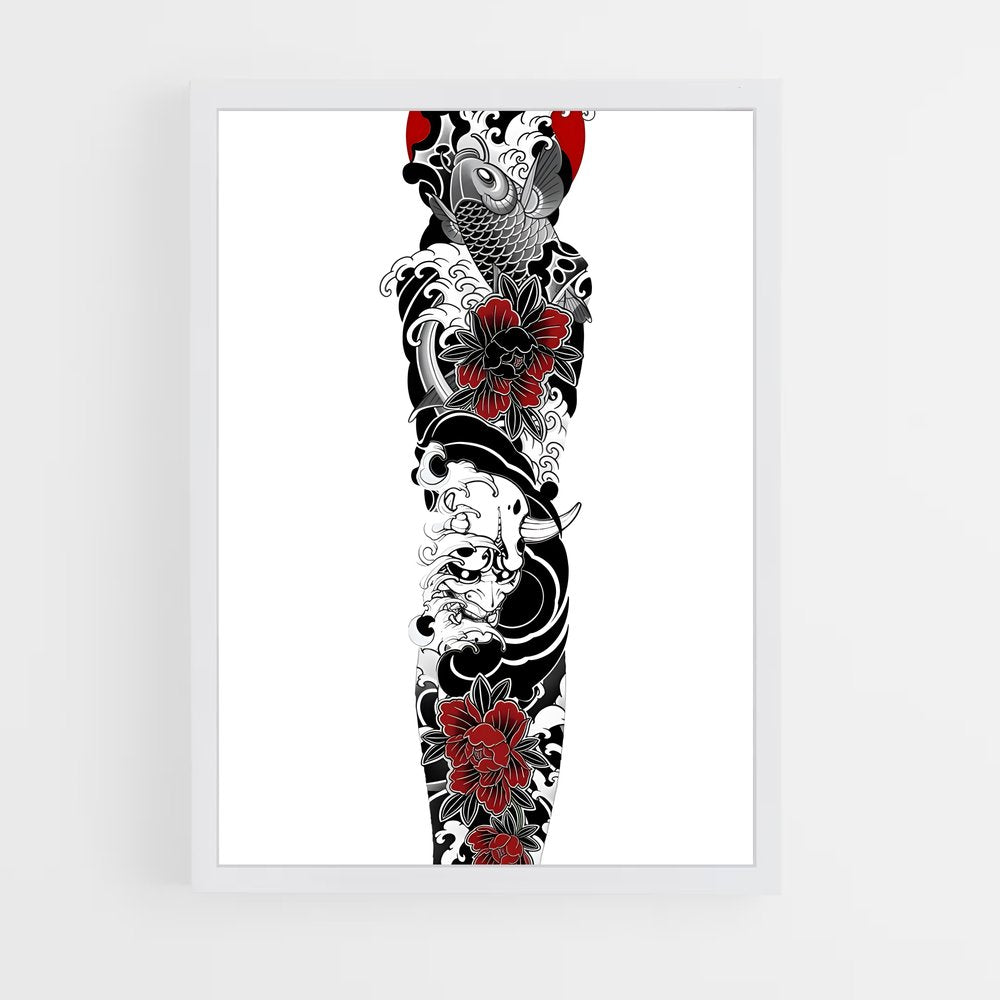 ap-yakuza symbols-3 cadre Blanc