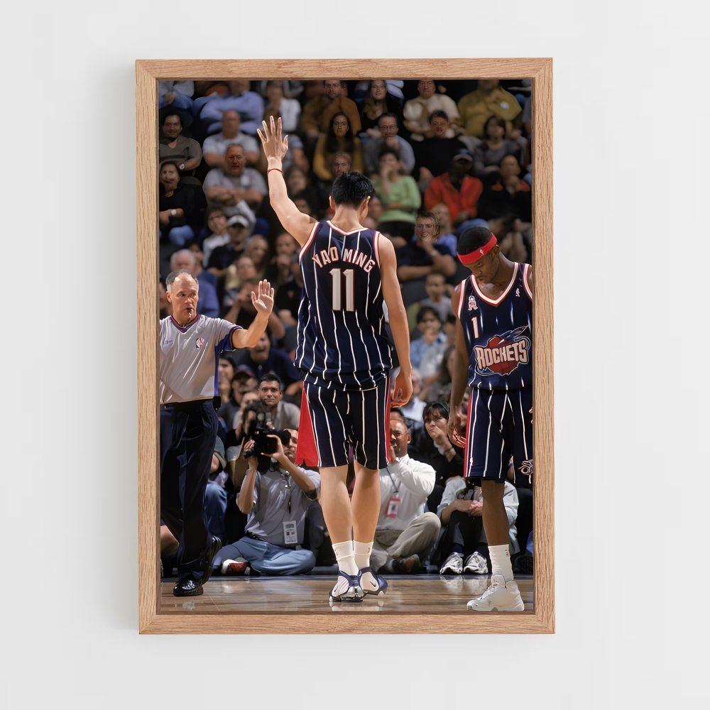 ap-yao ming-1 cadre Bois clair