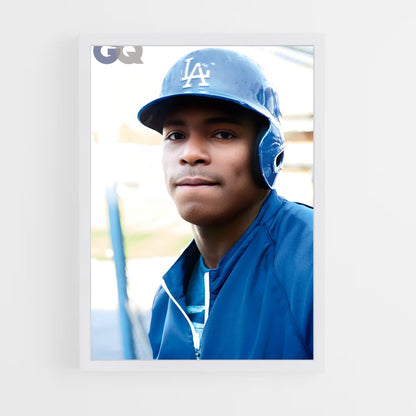ap-yasiel puig-3 cadre Blanc