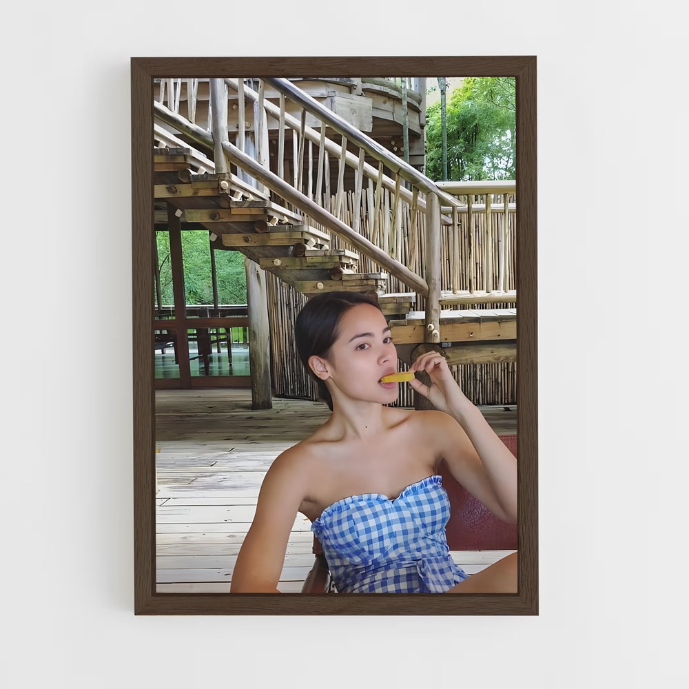 ap-yaya urassaya-1 cadre Bois foncé