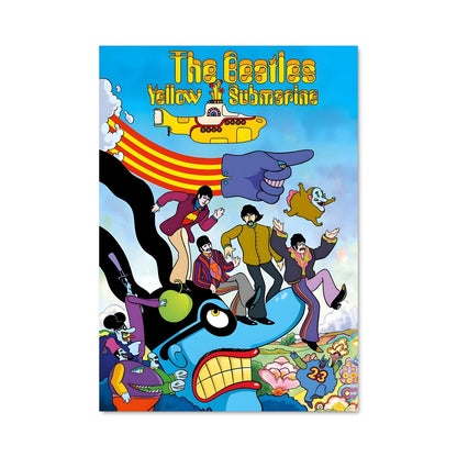 Poster Sous-Marin Jaune