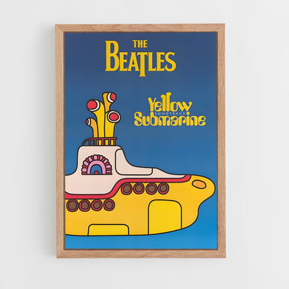 ap-yellow submarine-3 cadre Bois clair