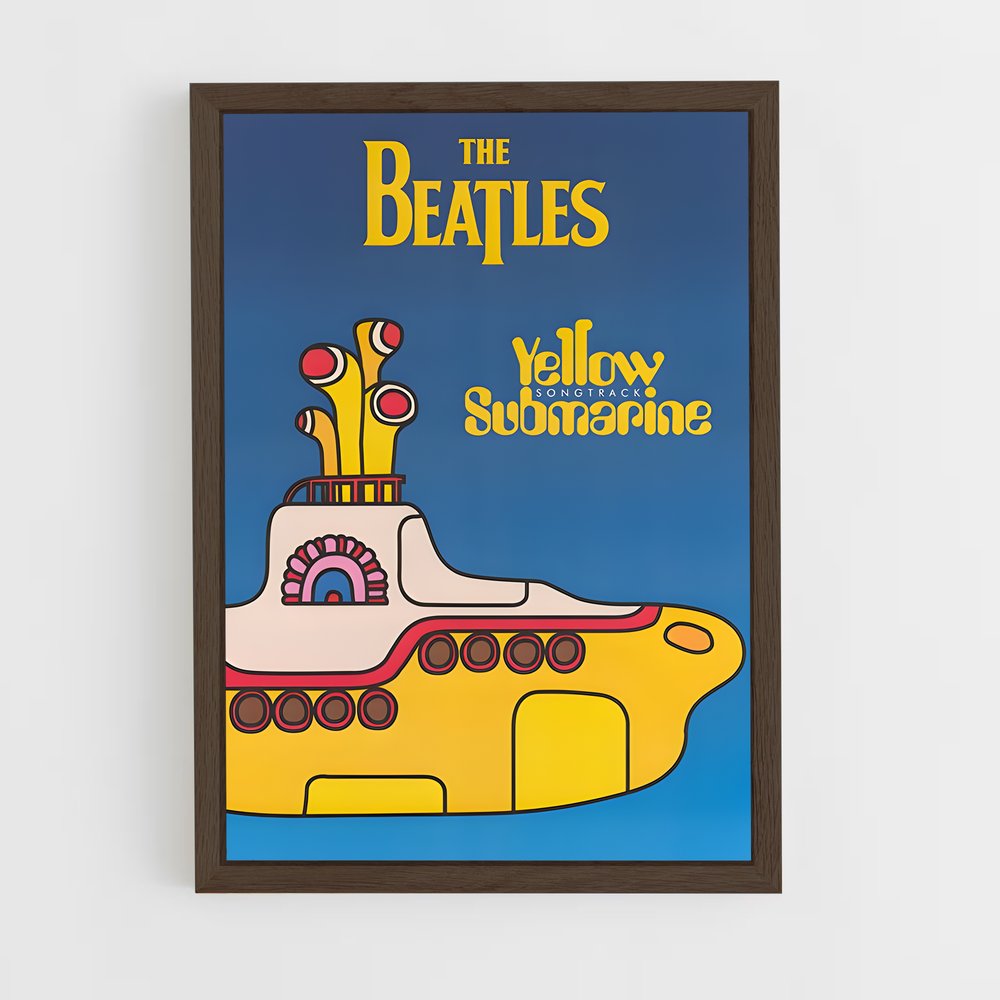 ap-yellow submarine-3 cadre Bois foncé