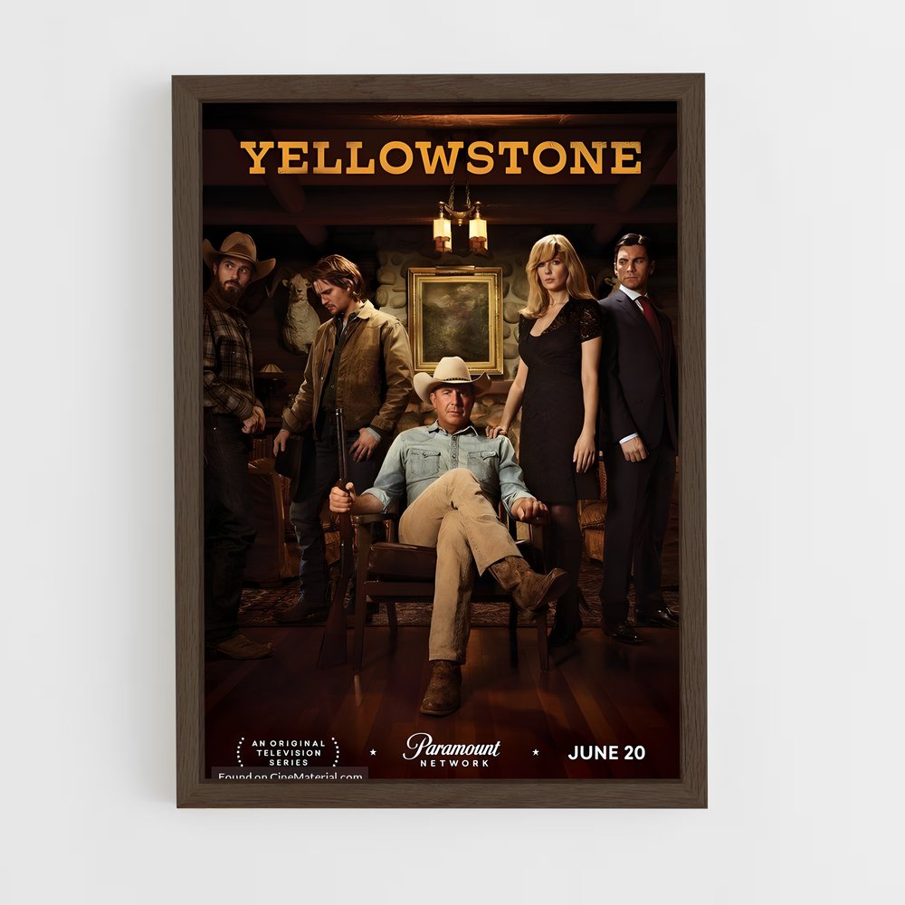 ap-yellowstone-1 cadre Bois foncé