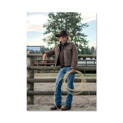 Poster Le Cowboy et sa Lasso