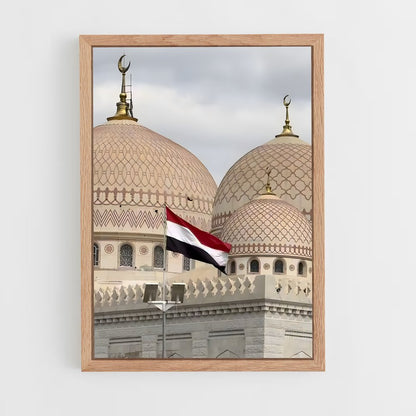 ap-yemen flag-1 cadre Bois clair