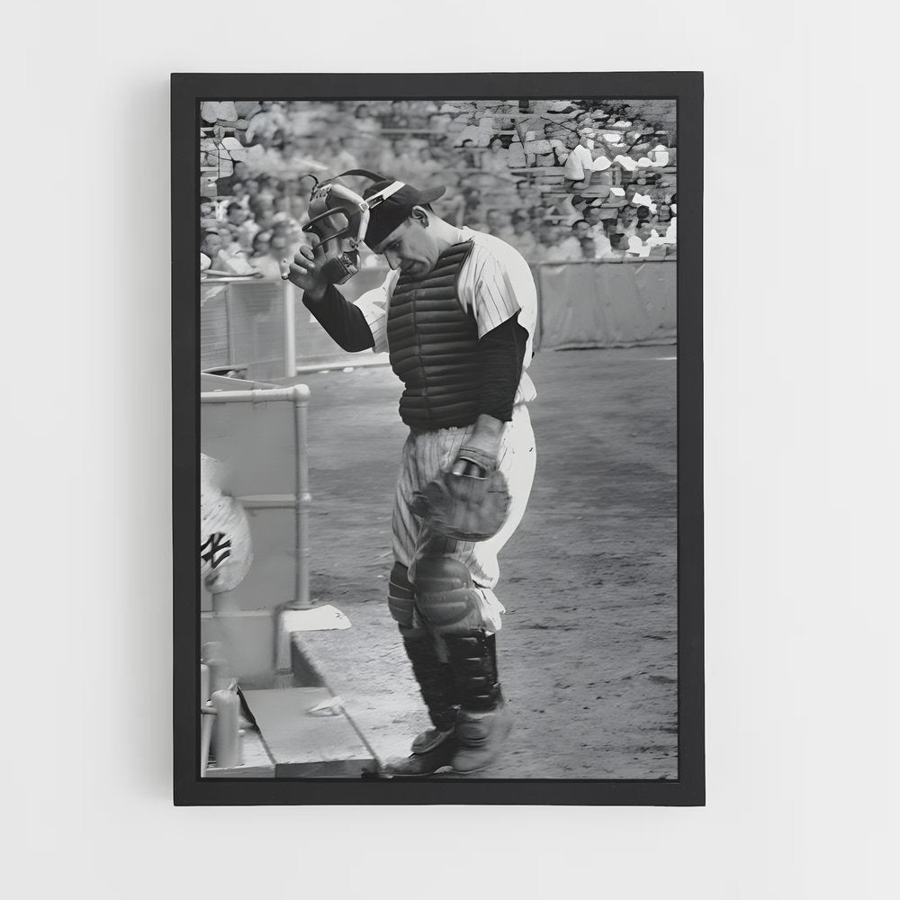 ap-yogi berra-2 cadre Noir