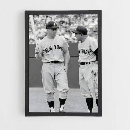 ap-yogi berra-4 cadre Noir