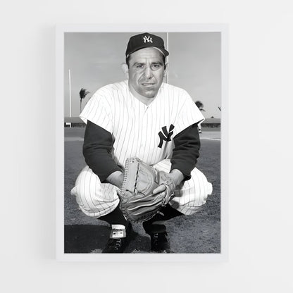 ap-yogi berra-5 cadre Blanc