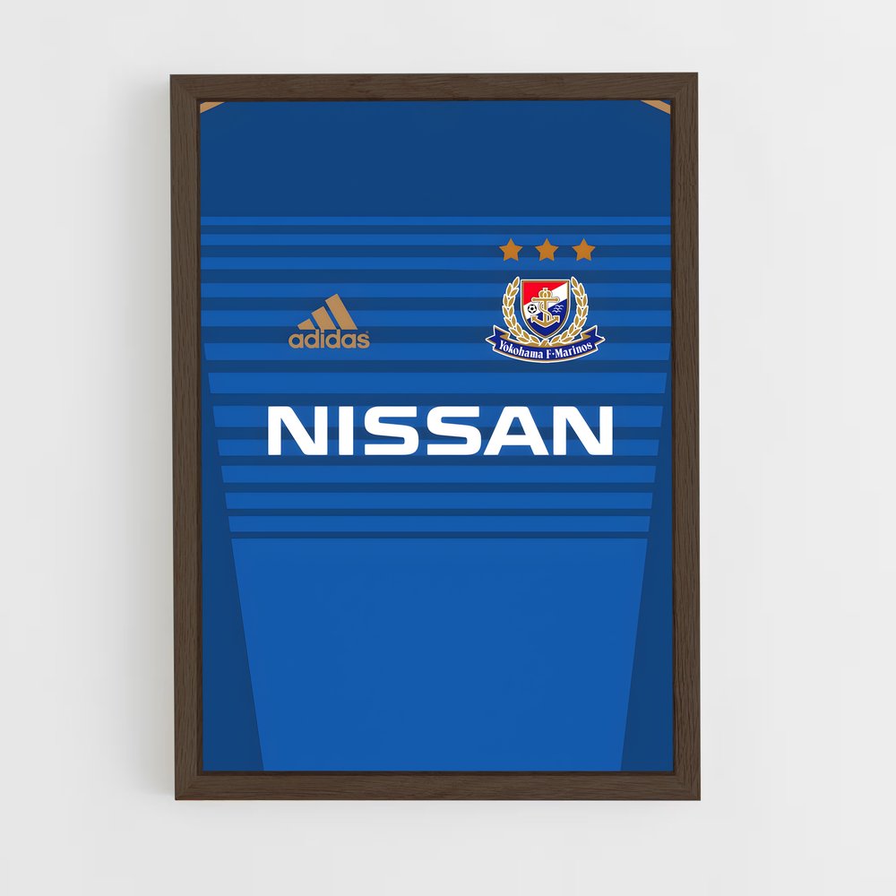 ap-yokohama f marinos-4 cadre Bois foncé