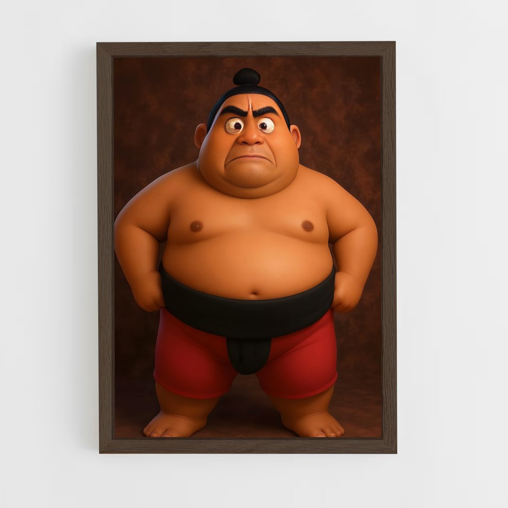ap-yokozuna-3 cadre Bois foncé