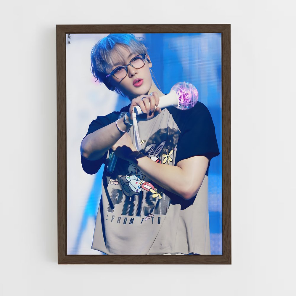 ap-yoon sanha-4 cadre Bois foncé