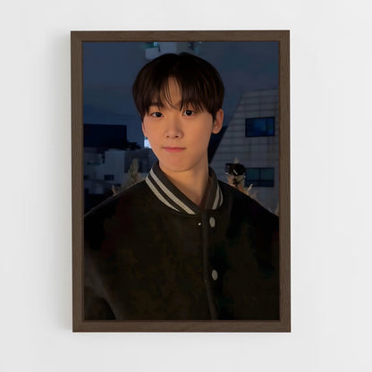 ap-yoon sanha-6 cadre Bois foncé