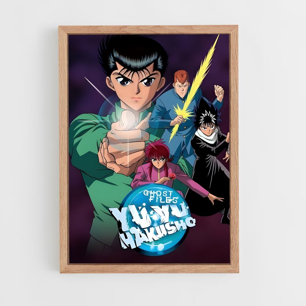 ap-yu yu hakusho-4 cadre Bois clair