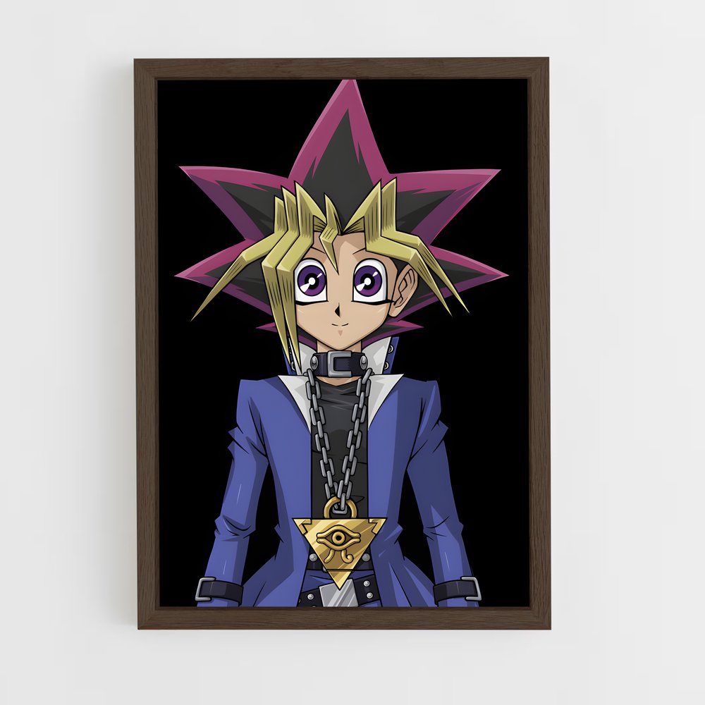 ap-yugi muto-1 cadre Bois foncé