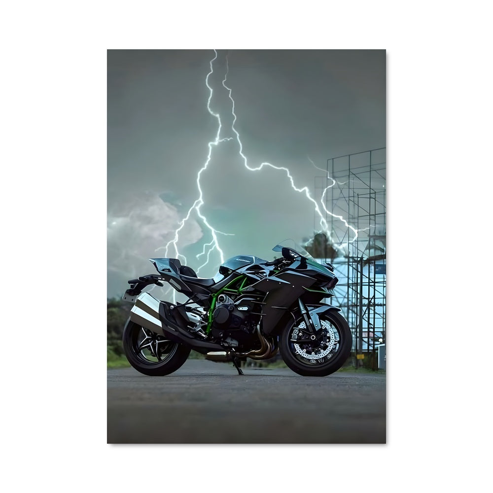 Poster Tempête de Motos