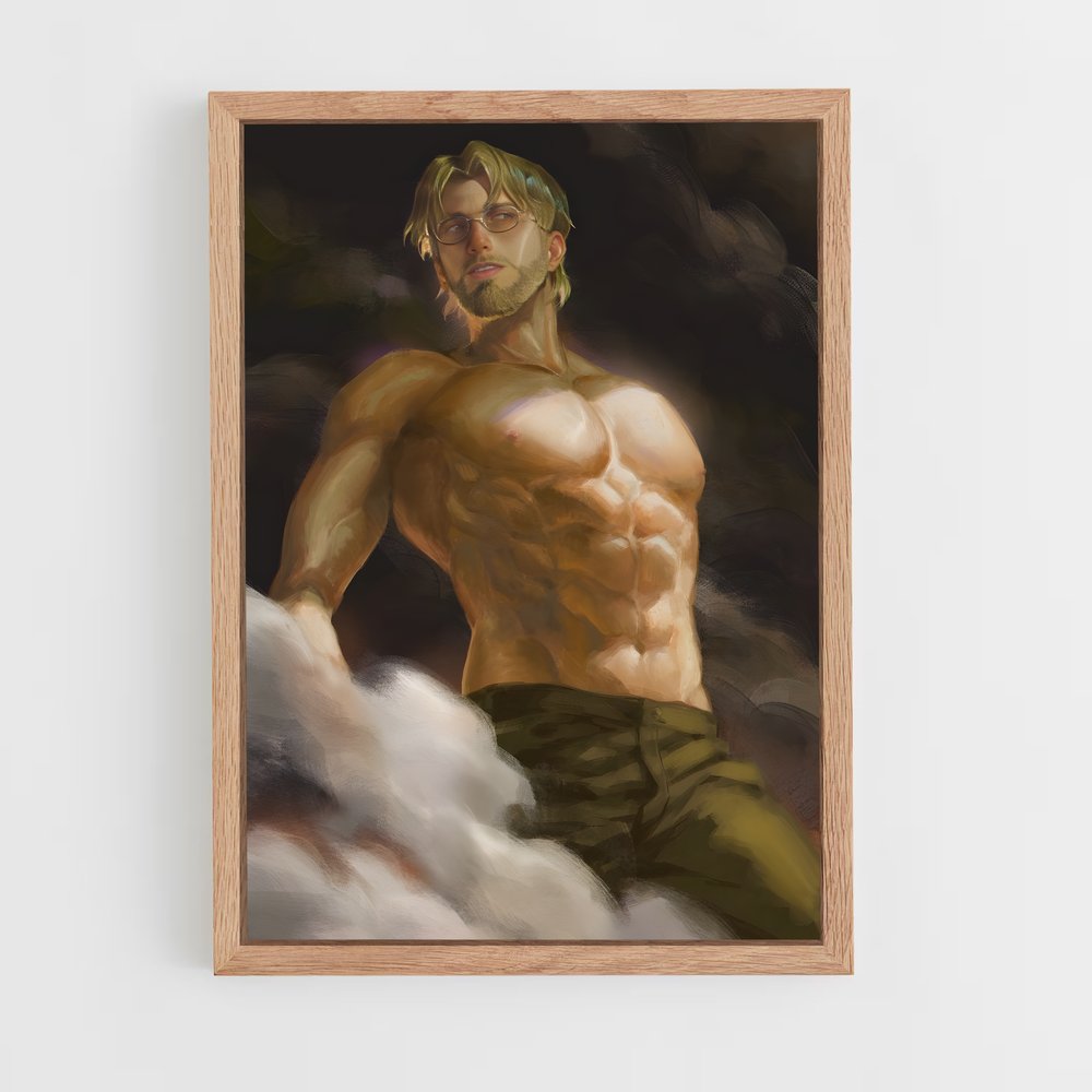 ap-zeke yeager-3 cadre Bois clair