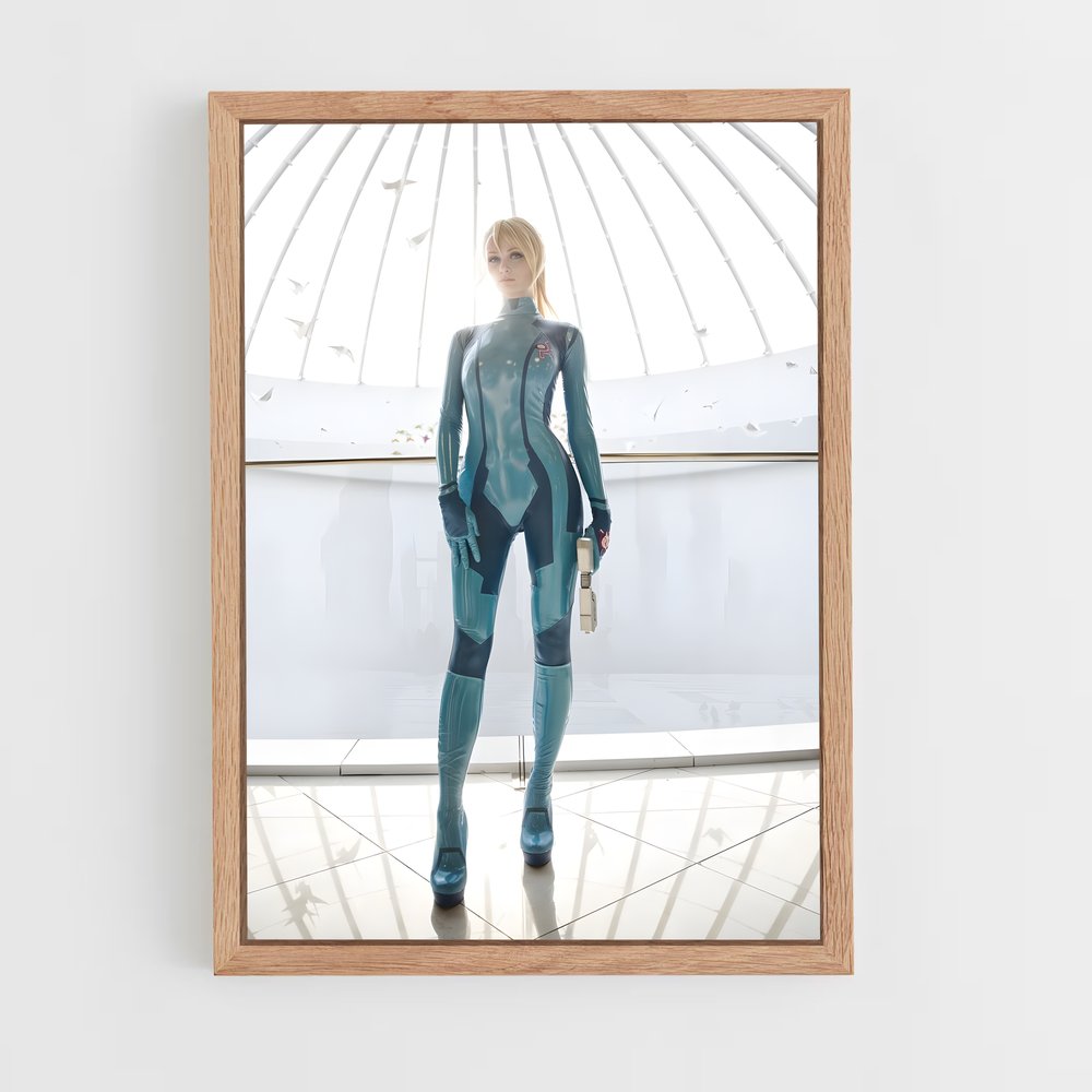 ap-zero suit samus-1 cadre Bois clair