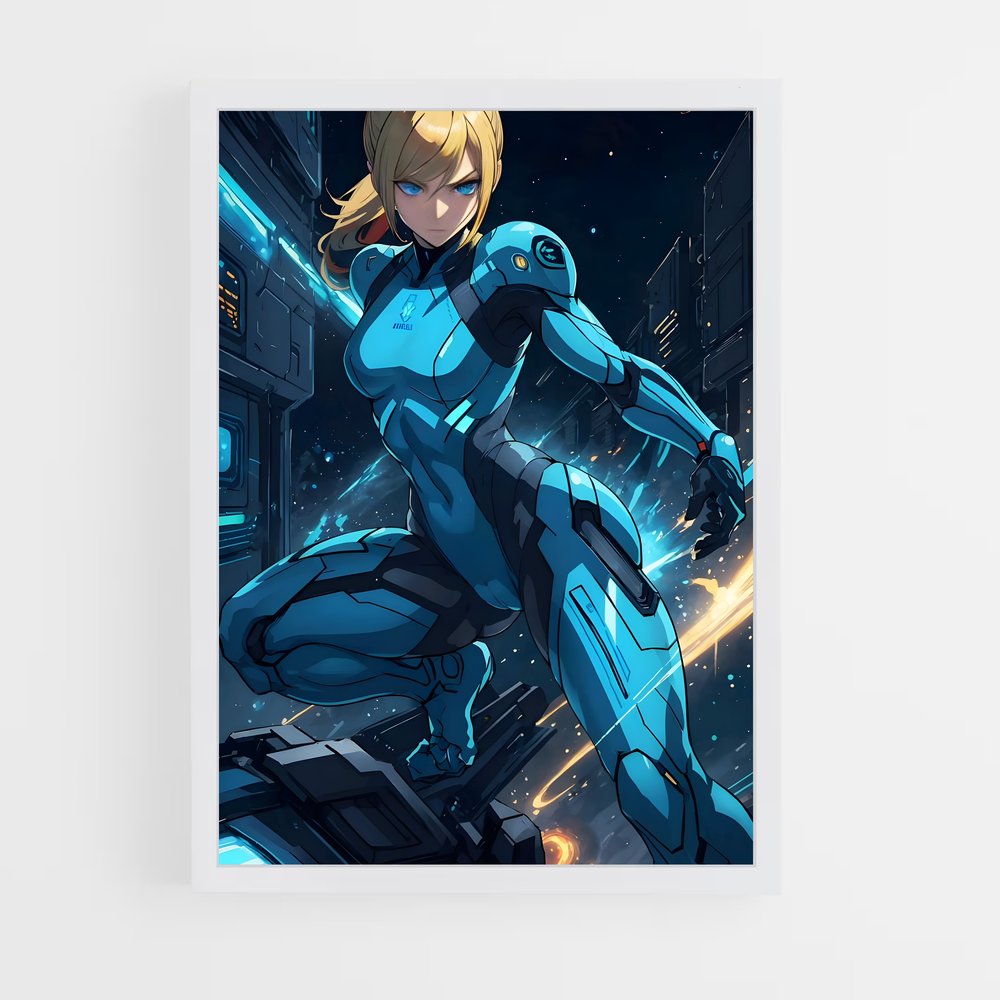ap-zero suit samus-2 cadre Blanc