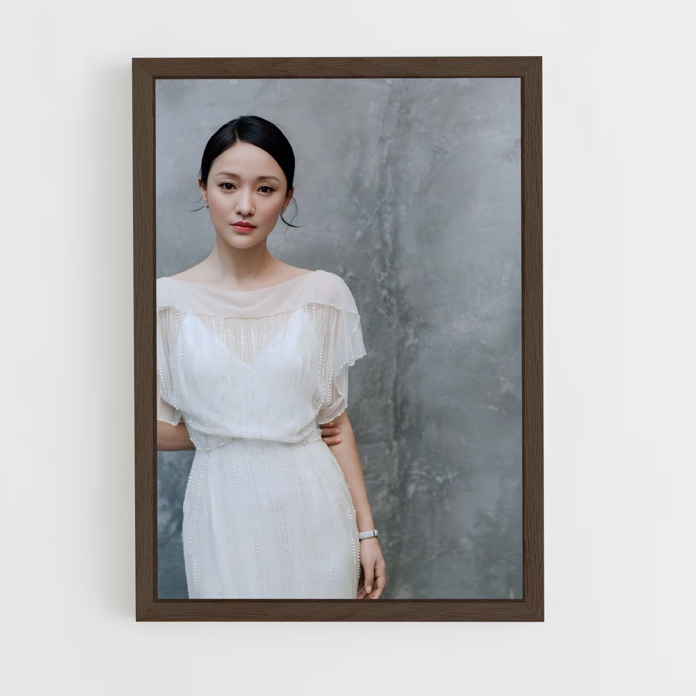 ap-zhou xun-2 cadre Bois foncé