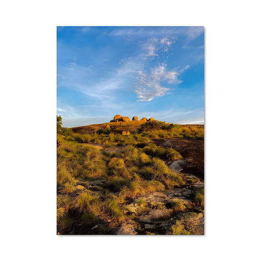 Poster Rochers du Zimbabwe