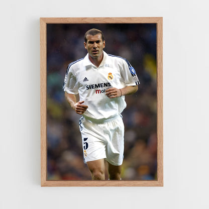 ap-zinedine zidane-7 cadre Bois clair