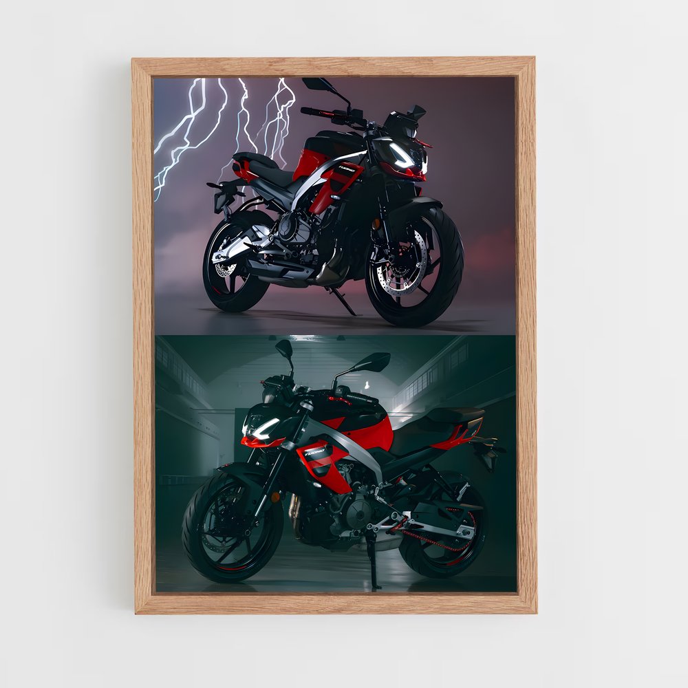 aprilia-4 cadre Bois clair