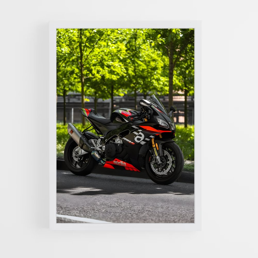 aprilia-7 cadre Blanc