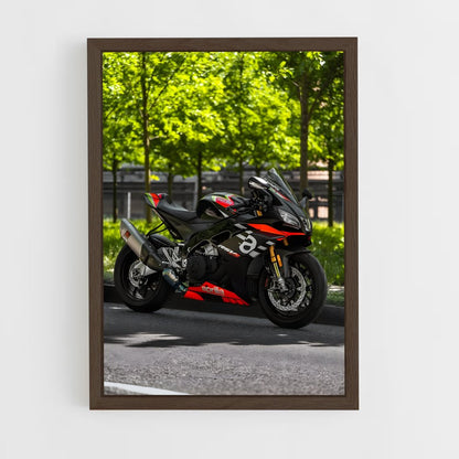 aprilia-7 cadre Bois foncé