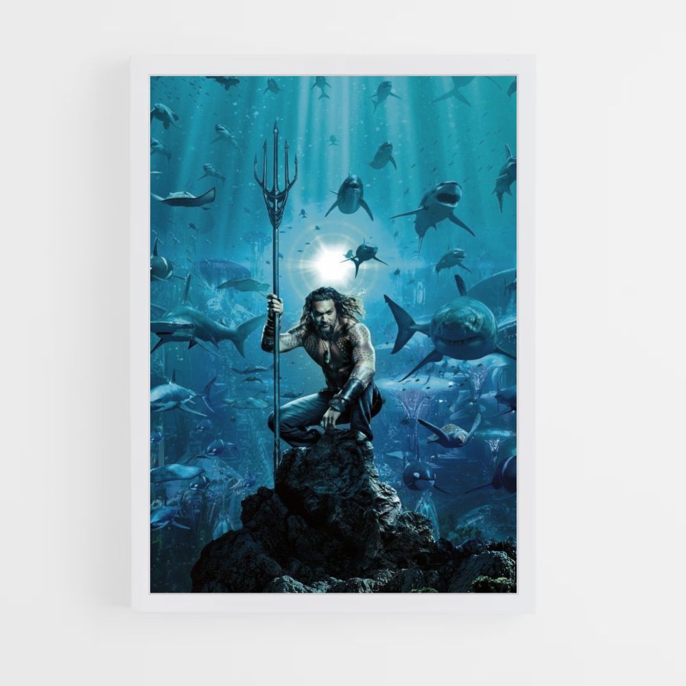 Aquaman haai-poster