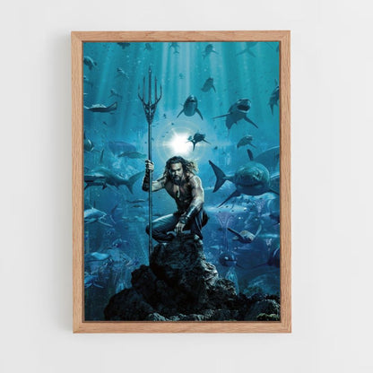 Aquaman haai-poster