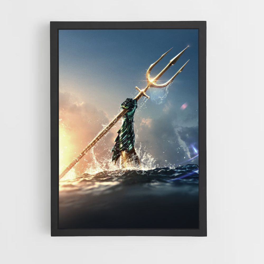 Poster Aquaman Drietand